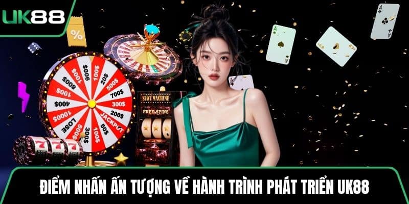 Điểm nhấn ấn tượng về hành trình phát triển UK88